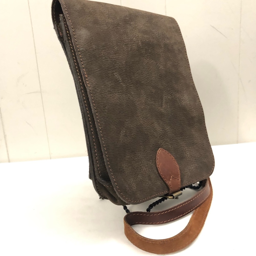 Vintage Slim Genuine Leather Messenger Crossbody Work Bag